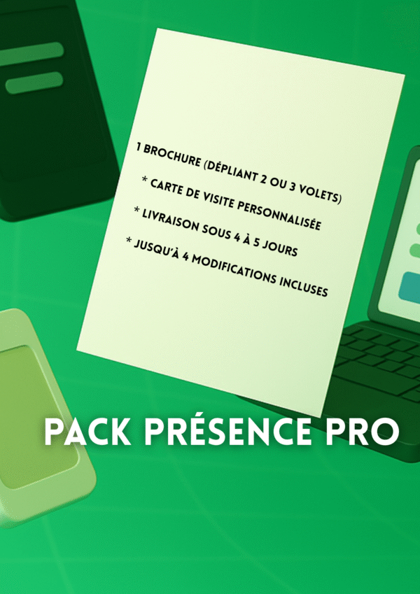 Pack Présence Pro — 159 € TTC